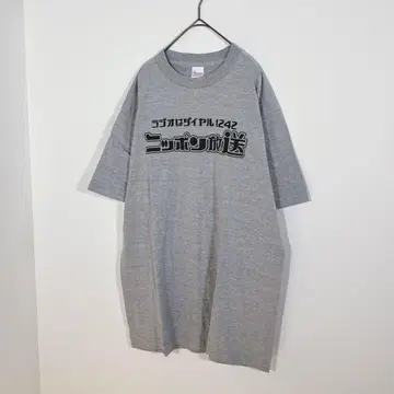 모모이로 클로버 Z 닛폰 방송 모모쿠로 클럽 티셔츠 반팔 그레이 L