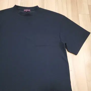 새상품급 ETELIO 에테리오 나시 포켓 부착 크루 빅 티셔츠