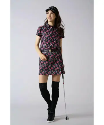 St Andrews 플로럴 피케 셔츠 S 사이즈
