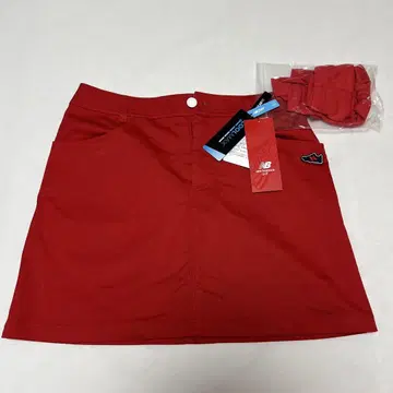 New Balance 골프 스커트 레드