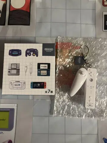닌텐도 뮤지엄 한정판 Wii 리모컨 키링