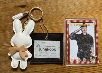 정국 택 포함 키링