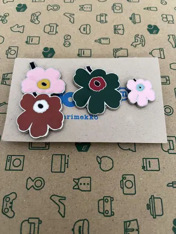 마리메코 핀 배지 미사용
