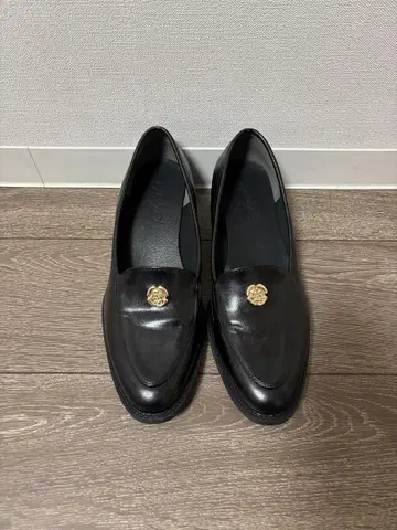 로퍼 버튼 로퍼 블랙