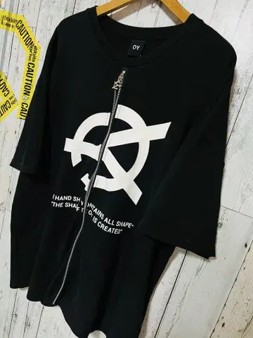 한국 도쿄/초기판 한정판 OY 맨투맨 티셔츠 메탈 지퍼 에이젬 나인