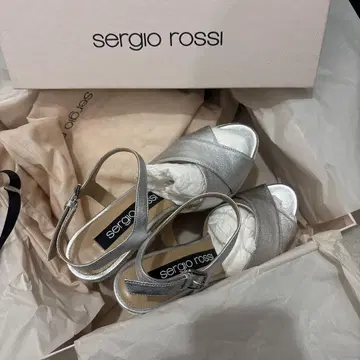 Sergio rossi 세르지오 로시 샌들 실버