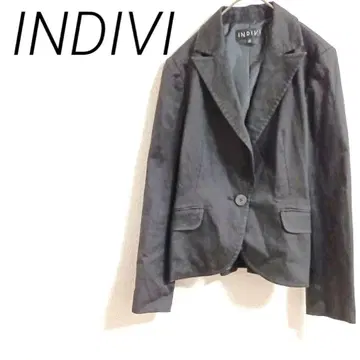 INDIVI 블랙 테일러드 자켓 38 포멀 비즈니스 포켓