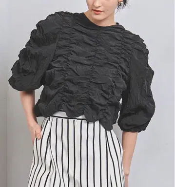 UNITED ARROWS 유나이티드 애로우즈 셔링 2WAY 블라우스