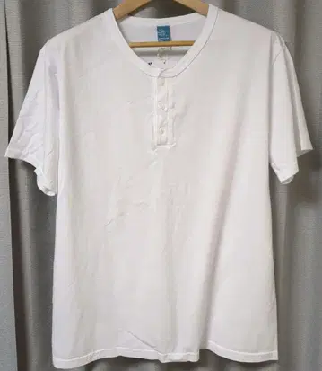 Good On 헨리넥 티셔츠 XL 화이트