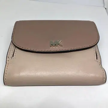 마이클코어스 MICHAEL KORS 베이지 3단 폴더형 지갑 #A5