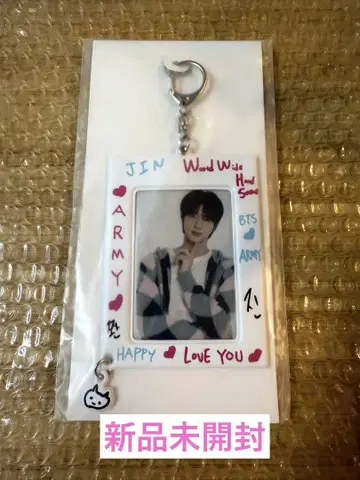 BTS 진 RUNSEOKJIN 포토 카드 홀더 미개봉 새상품