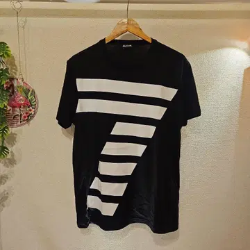 EA7 Emporio Armani 스트라이프 티셔츠