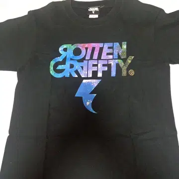 Rotten Griffity 갤럭시 블랙 티셔츠