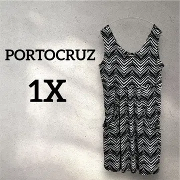 PORTOCRUZ [1X] 슬리브리스 원피스