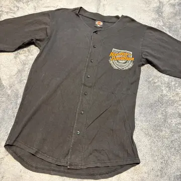 HARLEY-DAVIDSON USA제 초레어! 베이스볼 셔츠 MD