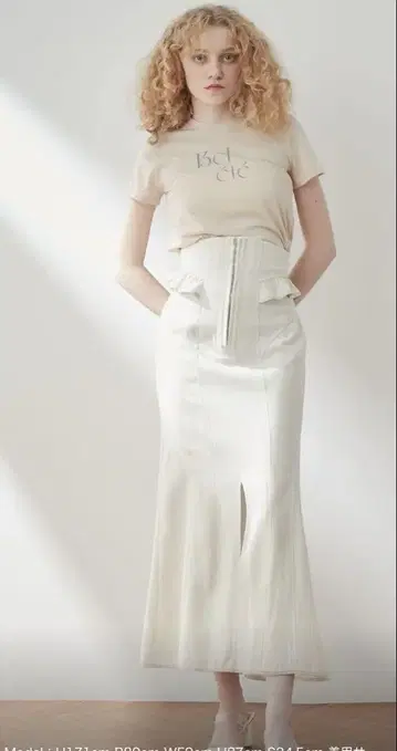 deicy 미크 튤 코르셋 머메이드 스커트