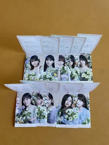 노기자카46 한여름의 전국 투어 모바일 NOGI 메쿠리 5기생 묶음 판매