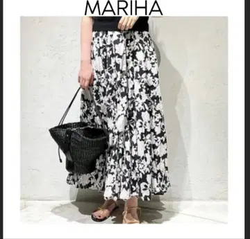 MARIHA 꽃무늬 롱 스커트