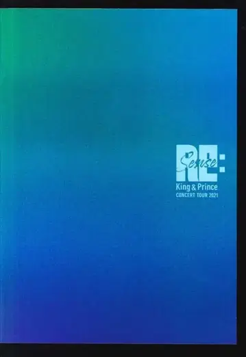 King&Prince 21년 Re:Sense 팜플렛