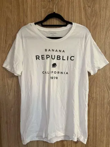BANANA REPUBLIC 티셔츠 XL 화이트