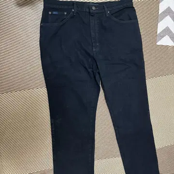 Lee 슬림 핏 블랙 데님 팬츠