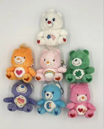 Care Bears 케어 베어 봉제 인형 마스코트 묶음 판매 7종