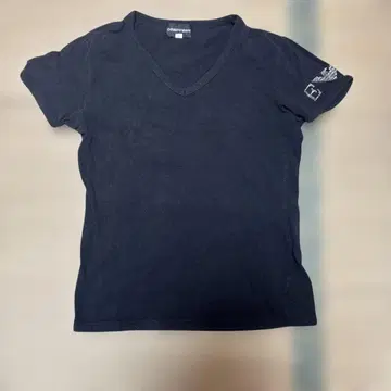 Emporio Armani 블랙 V넥 티셔츠 M