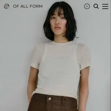 OAF ALL FARM TANK DOCKING TEE 크림