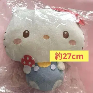 포코포코 버섯 인형 BIG 타입 헬로키티 봉제 인형 산리오 캐릭터즈