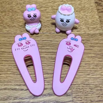 빤쮸토끼 헤어 클립 피규어 묶음 판매