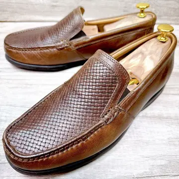Clarks 클락스 가죽 슬립온 메쉬 가죽 브라운 24.5