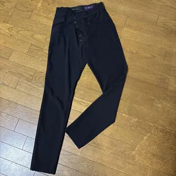 Y's 블랙 슬림 핏 팬츠