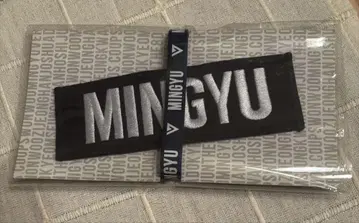SEVENTEEN MINGYU 네임 배지 러버 밴드