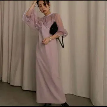 AMERI 빈티지 다용도 에어리 베일 드레스