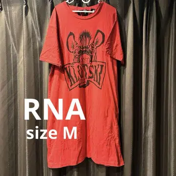 RNA 그래픽 프린트 티셔츠 원피스