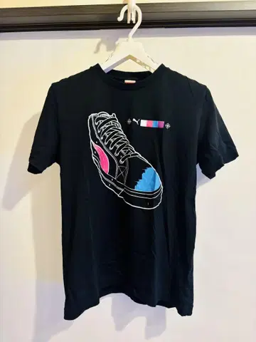 레어 푸마 티셔츠 구제 의류 M