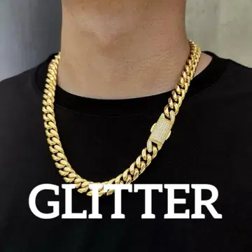 GLITTER 골드 목걸이