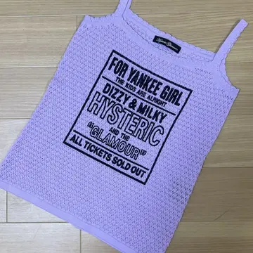 Hysteric Glamour 탱크탑 연보라