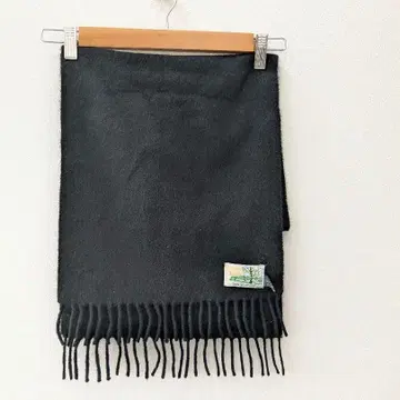 Border Loch 캐시미어 블랙 머플러 MADE IN SCOTLAND