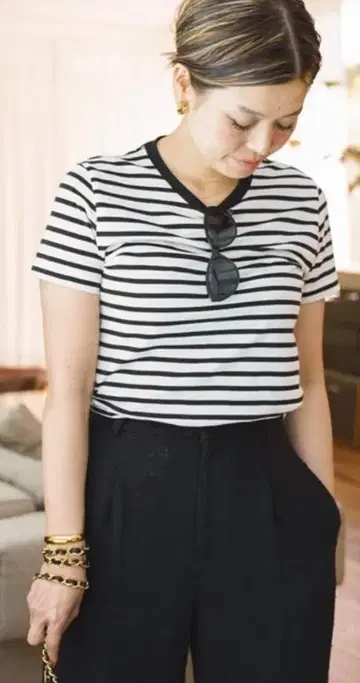 272t*새상품급 두즈엠 에브리데이 아이 라이크 Mariniere 티셔츠