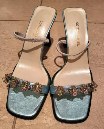 SONIA RYKIEL 스카이블루 스트랩 샌들