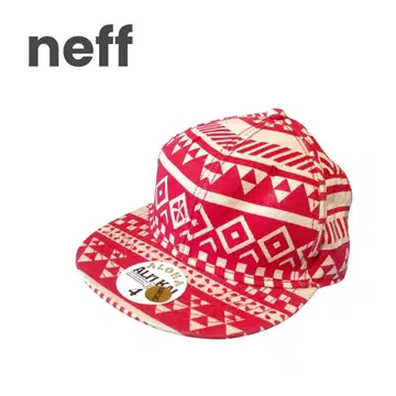 neff 올 패턴 야구 모자 네프 기하학 패턴 모자 알로하 구제 의류