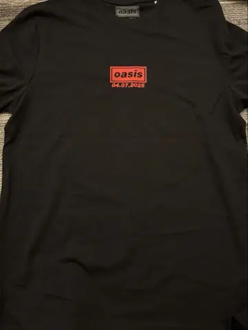 oasis 라이브 티셔츠 CARDIFF 2025 카디프