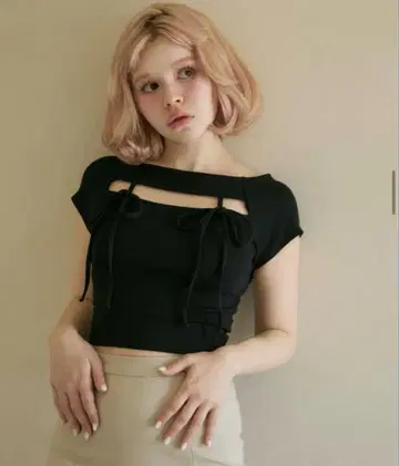 andmary 앤드 마리 Bebe ribbon tops