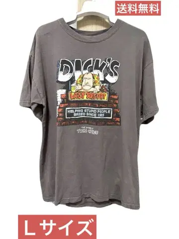 DICK'S LAST RESORT 티셔츠 그레이 GILDAN L 사이즈