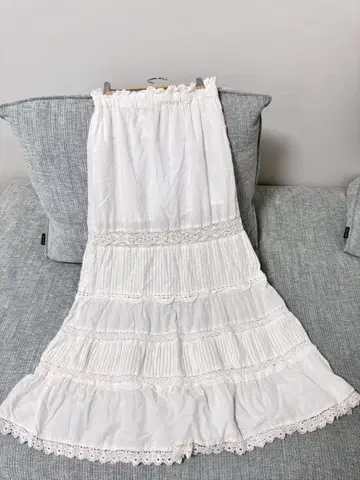 MARIACHER. 화이트 롱 스커트 S