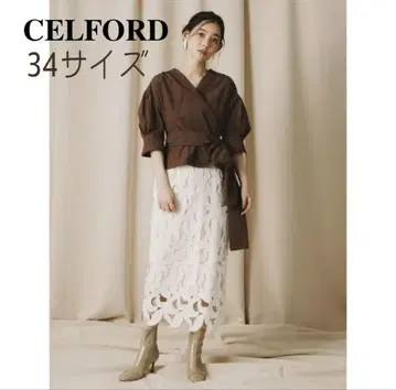 CELFORD 셀포드 레이스 스커트