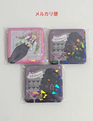 귀멸의 칼날 ufotable 모쿠텔 로토 칸로지 미츠리 캔뱃지 3개