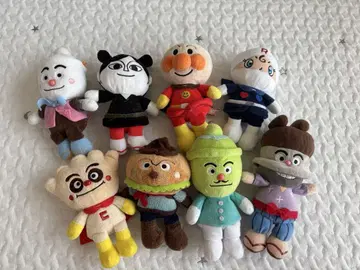 호빵맨 봉제 인형 8종 세트