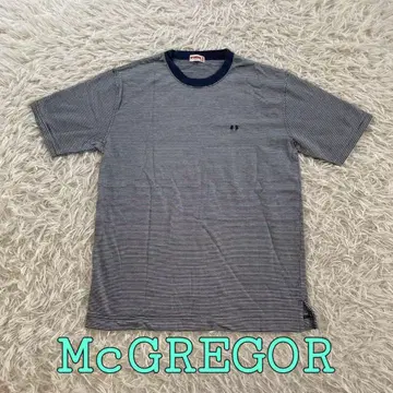 McGREGOR 반팔 보더 티셔츠 크루넥